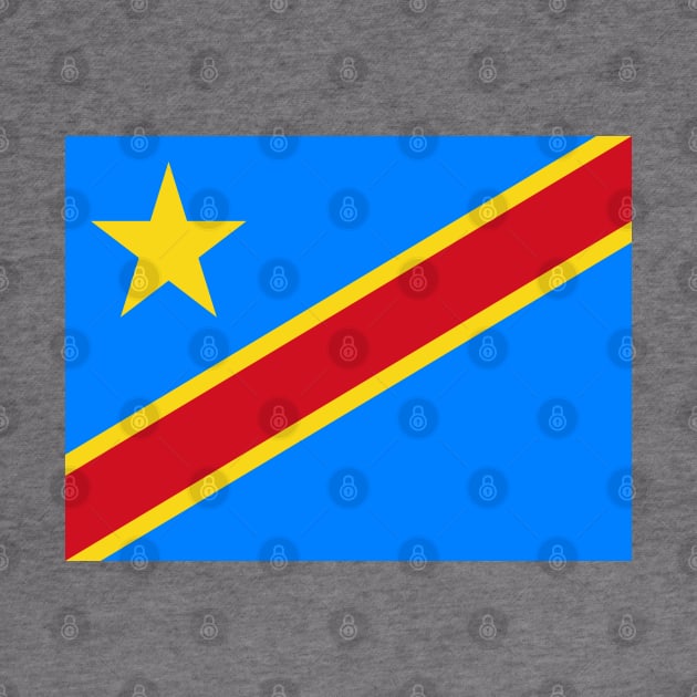 Flag of The Democratic Republic of The Congo by COUNTRY FLAGS